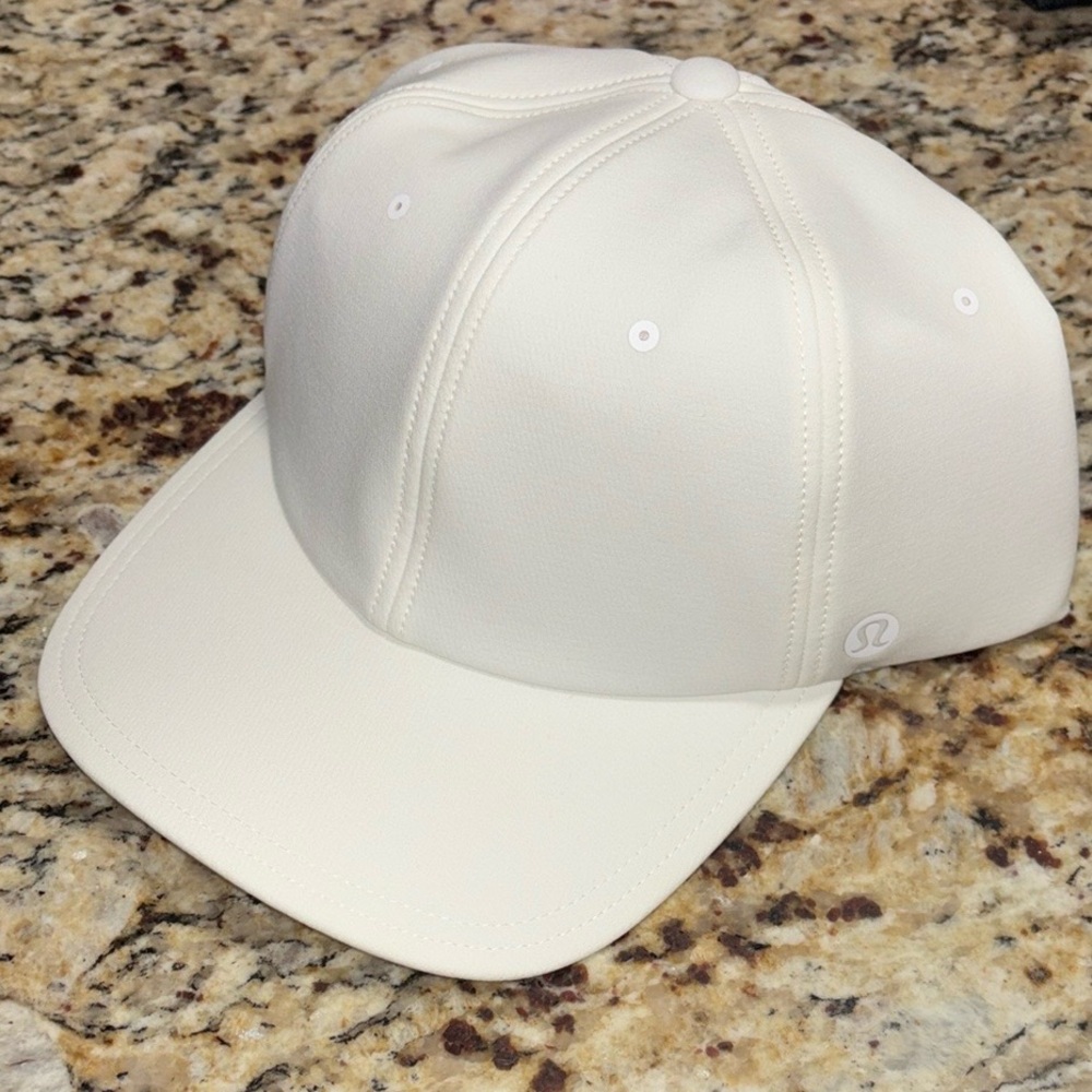 Lululemon White Adjustable Hat